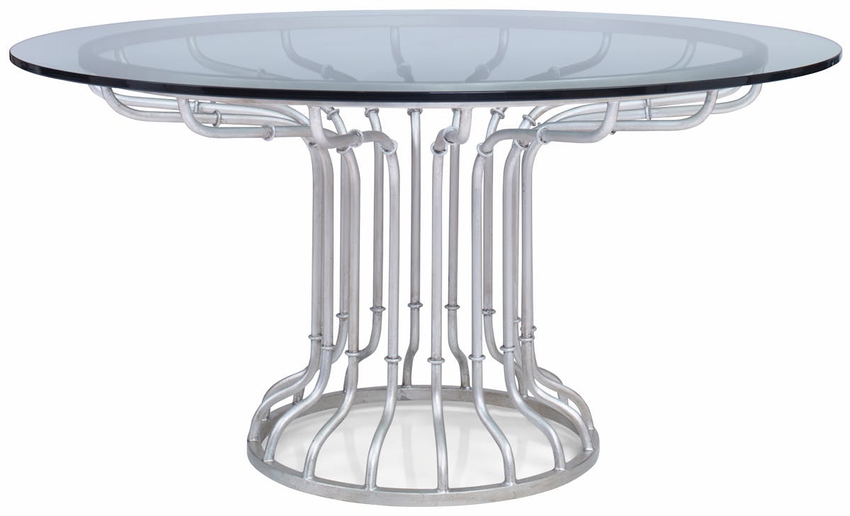 Ambella Home 09210-640-024 Café Dining Table Base Antique Silver Ambella Home 09210-640-024 Café Dining Table Base Antique Silver