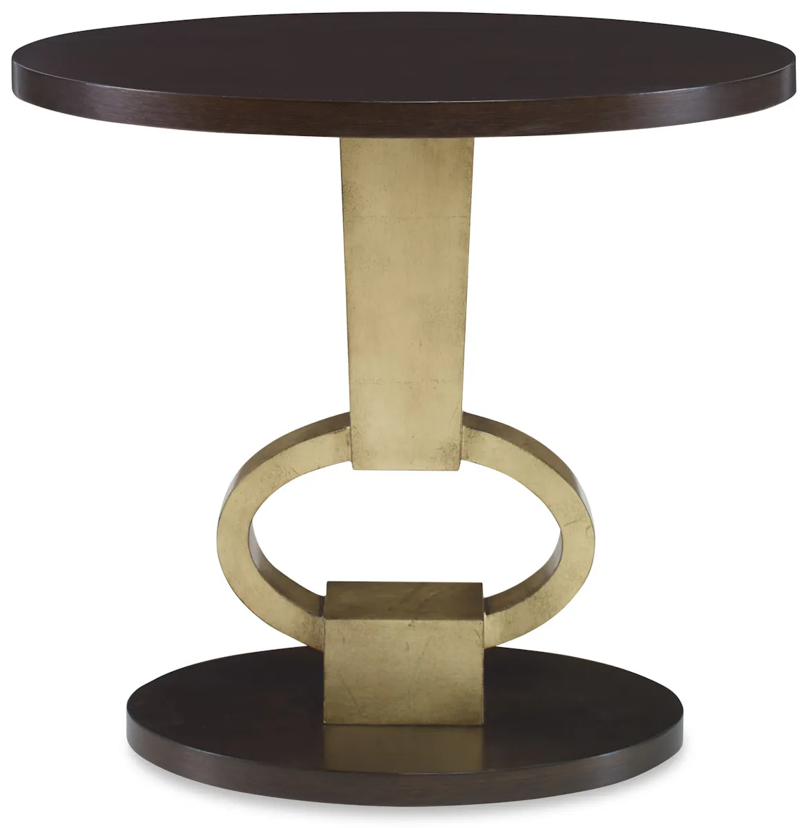 Ambella Home 09216-900-001 Vision Accent Table Walnut / Gold Leaf Ambella Home 09216-900-001 Vision Accent Table Walnut / Gold Leaf