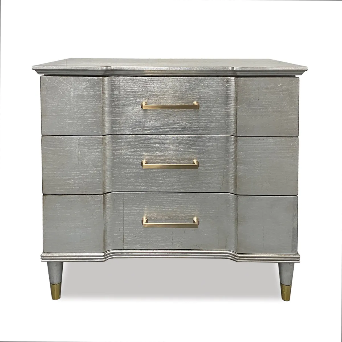 Ambella Home 09221-230-024 Valmont Nightstand Satin Ant Silver Ambella Home 09221-230-024 Valmont Nightstand Satin Ant Silver
