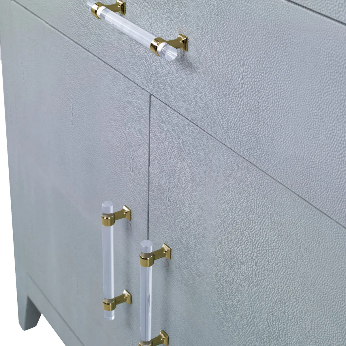 Ambella Home 09223-110-335 Shagreen Sink Chest Polar Blue Ambella Home 09223-110-335 Shagreen Sink Chest Polar Blue