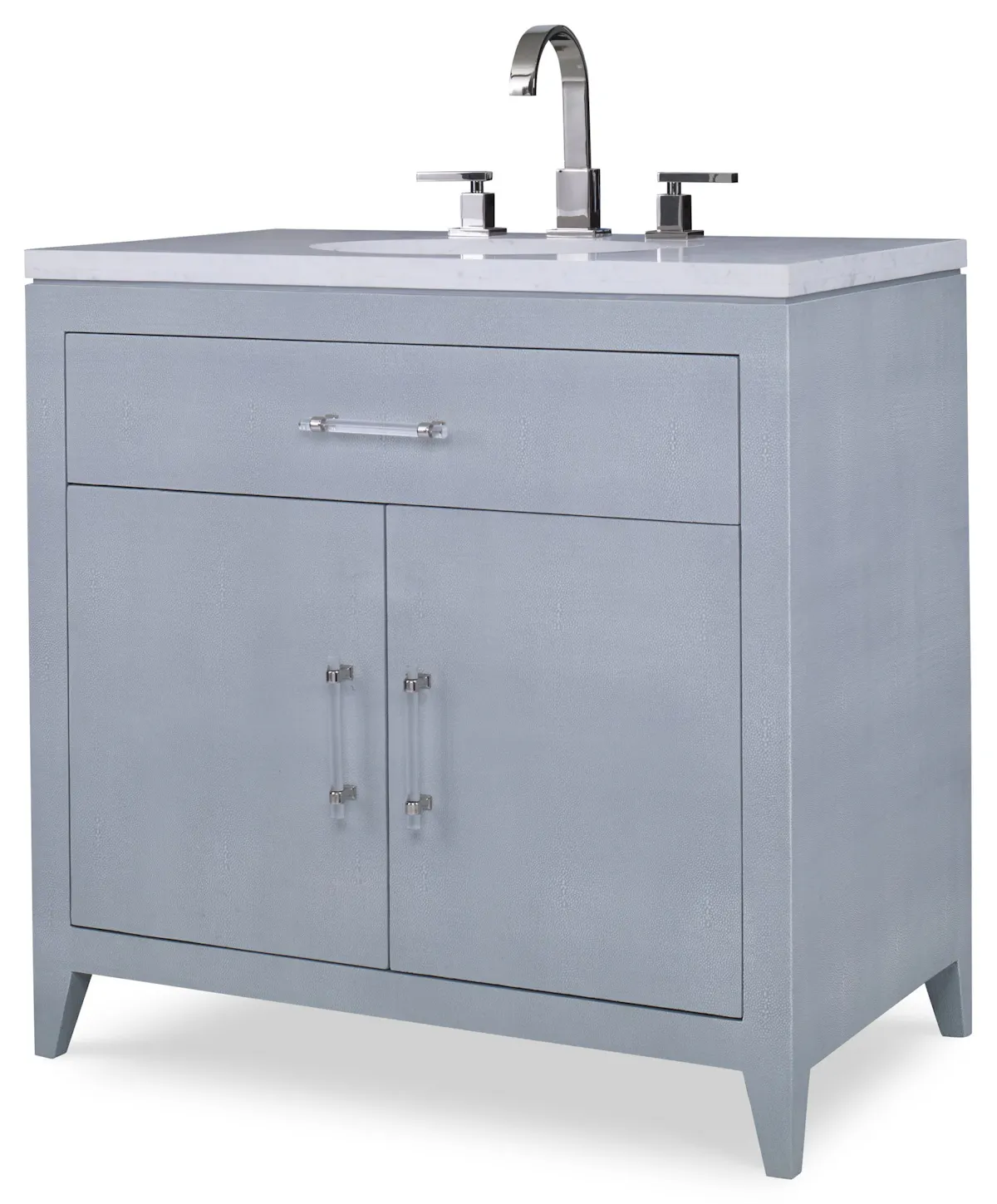 Ambella Home 09223-110-335 Shagreen Sink Chest Polar Blue Ambella Home 09223-110-335 Shagreen Sink Chest Polar Blue