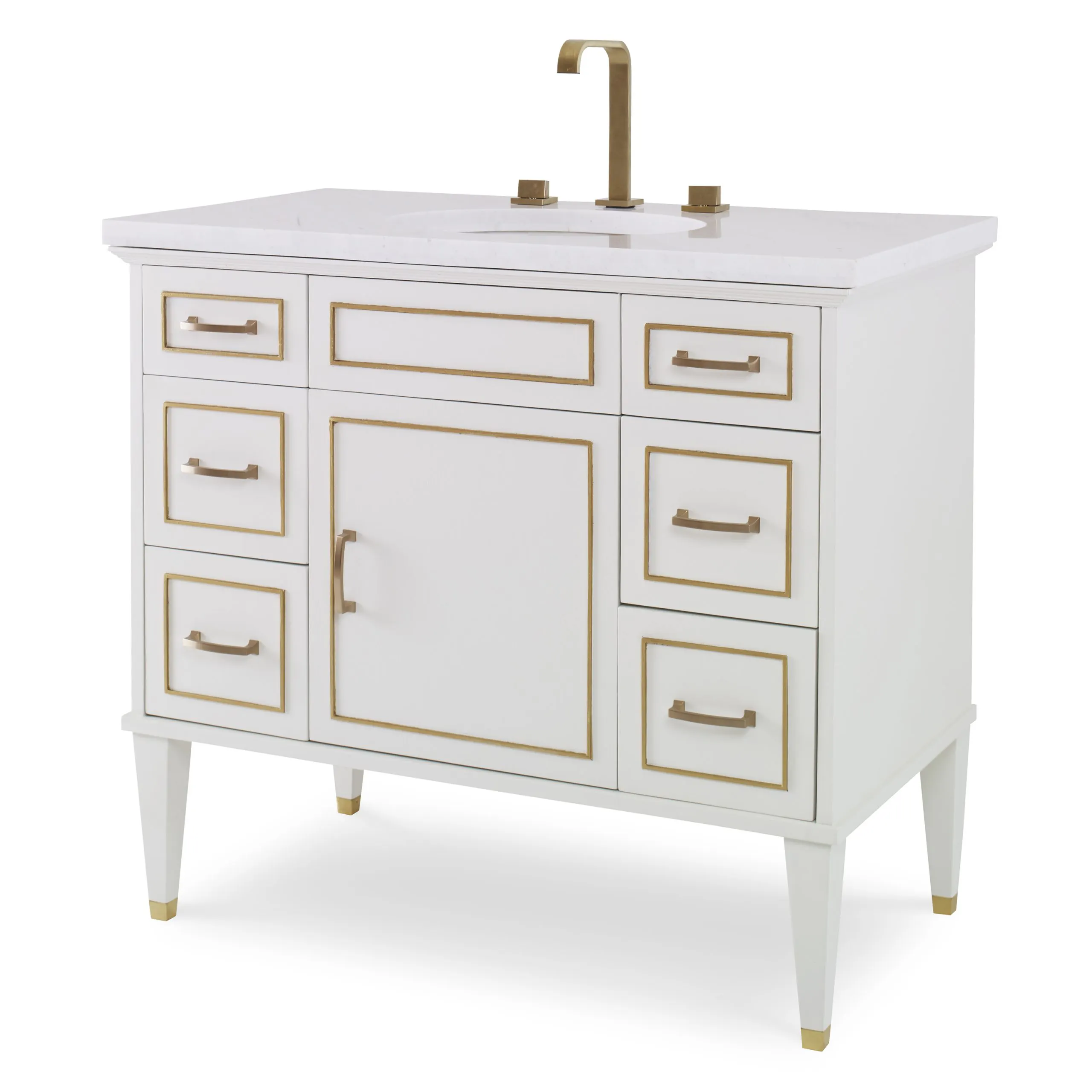 Ambella Home 09227-110-305 Toulouse Sink Chest Glacier