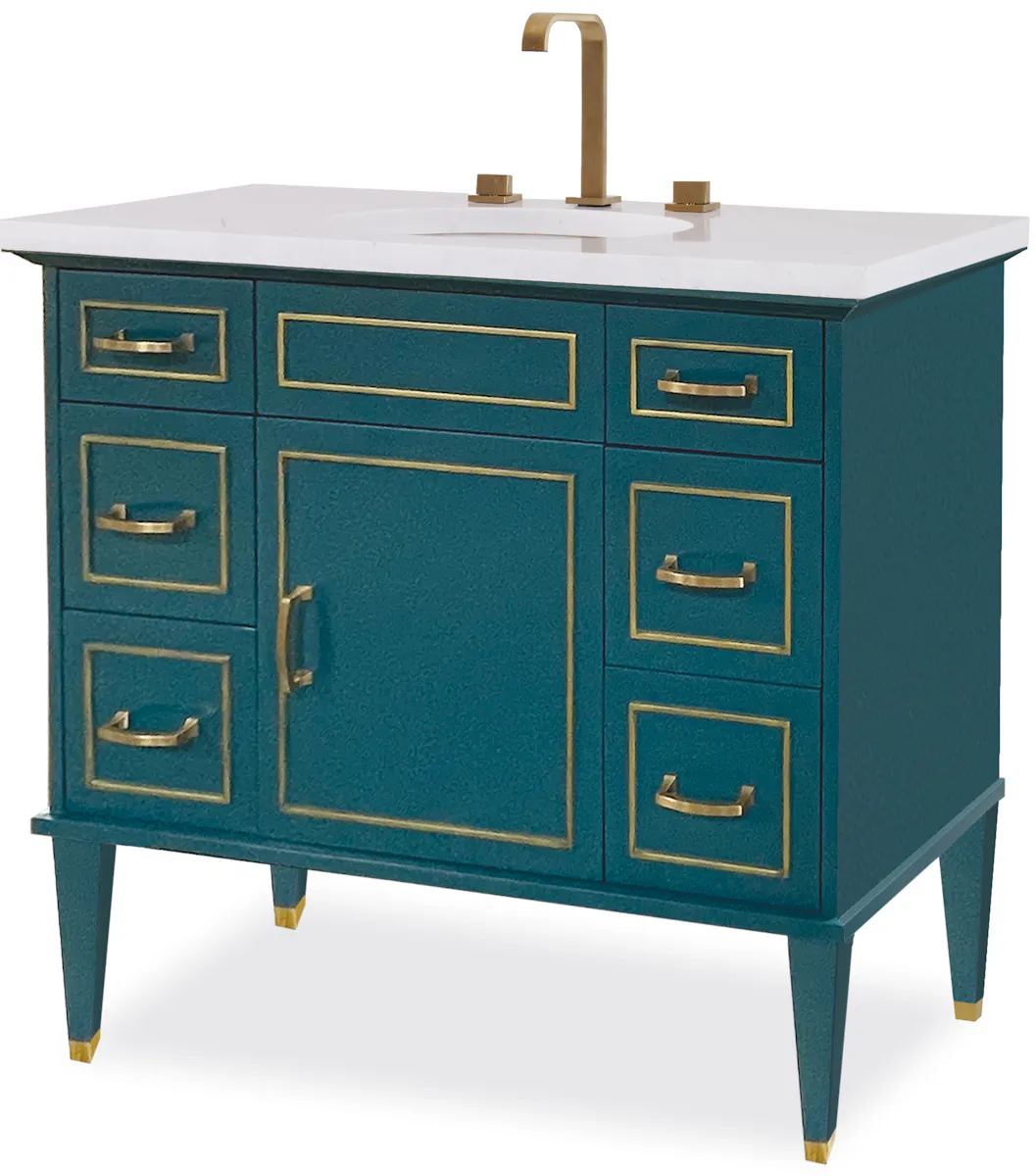 Ambella Home 09227-110-333 Toulouse Sink Chest Peacock Ambella Home 09227-110-333 Toulouse Sink Chest Peacock