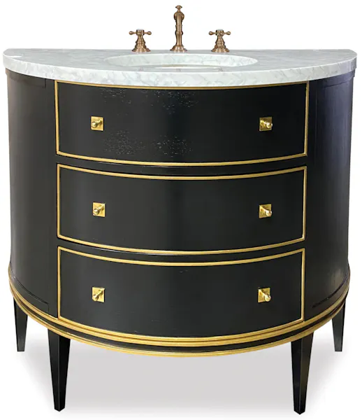 Ambella Home 09242-110-419 Orion Sink Chest Jet Black Ambella Home 09242-110-419 Orion Sink Chest Jet Black