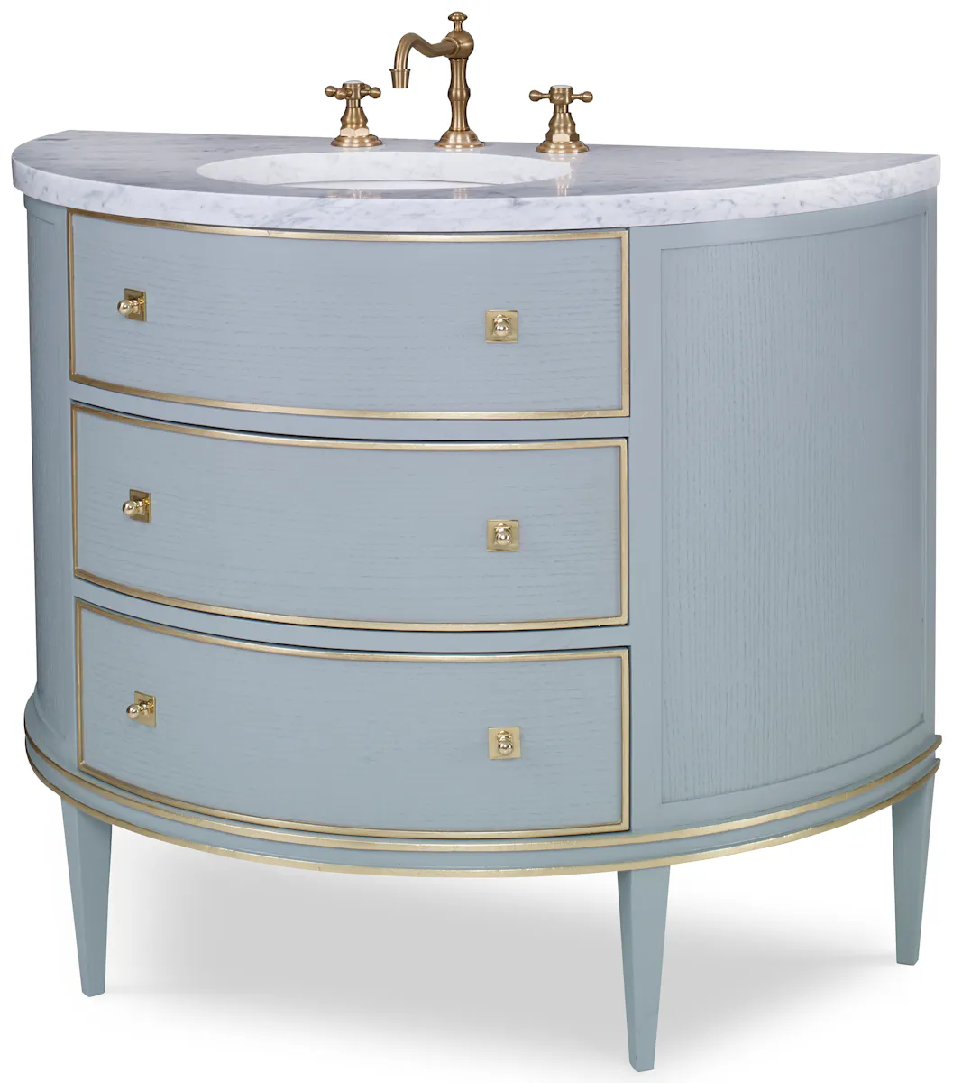 Ambella Home 09242-110-435 Orion Sink Chest Polar Blue Ambella Home 09242-110-435 Orion Sink Chest Polar Blue