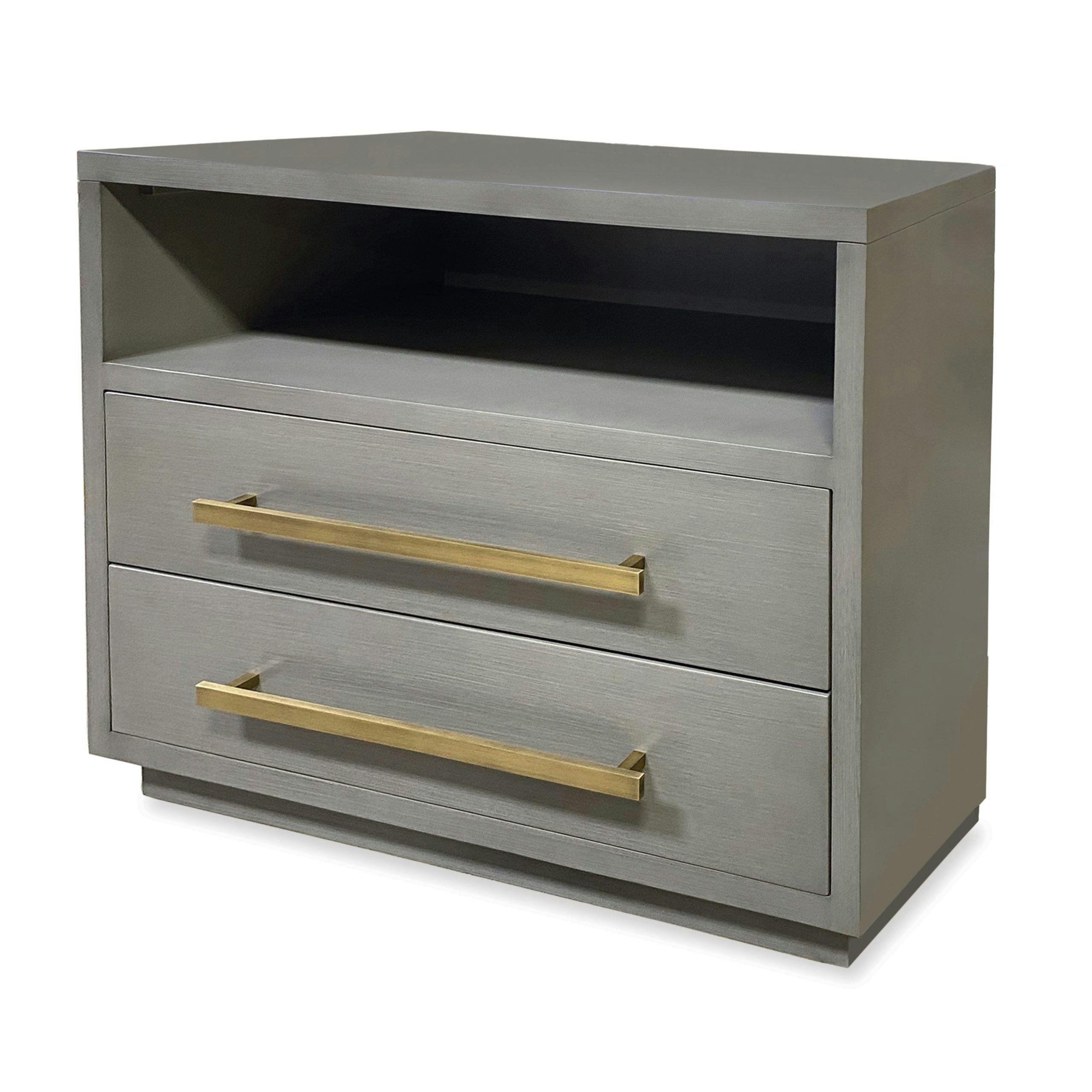 Ambella Home 09243-230-003 Piedmont Nightstand Ash Grey