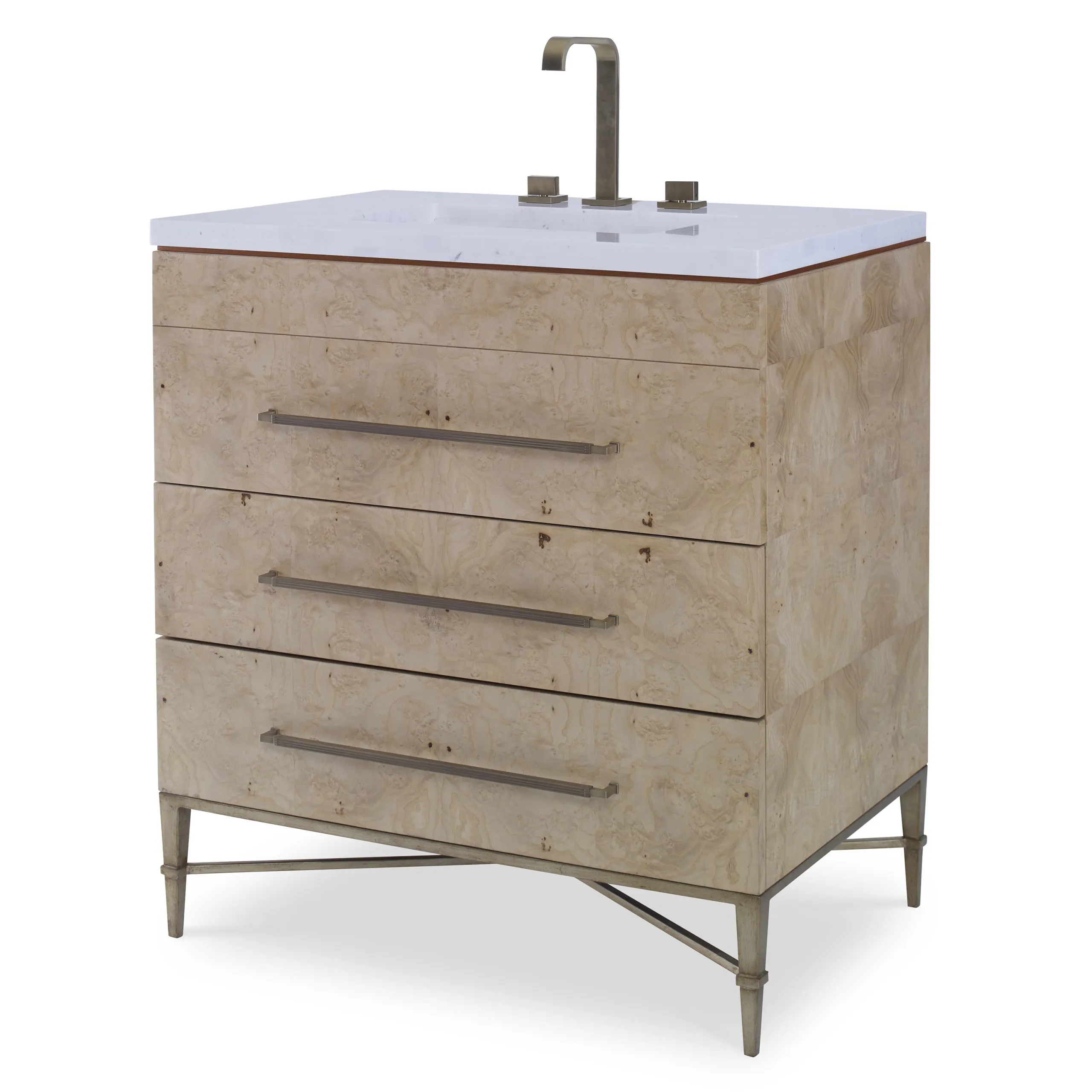 Ambella Home 09248-110-101 Ardel Sink Chest Clear Coat