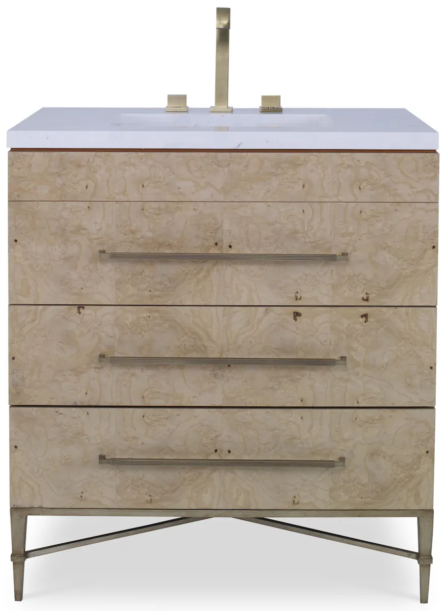 Ambella Home 09248-110-101 Ardel Sink Chest Clear Coat Ambella Home 09248-110-101 Ardel Sink Chest Clear Coat
