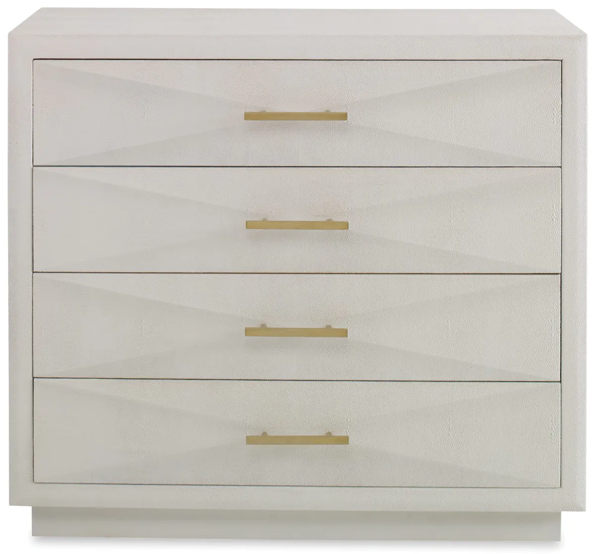 Ambella Home 09255-820-007 Shagreen Pyramid Chest Linen Ambella Home 09255-820-007 Shagreen Pyramid Chest Linen
