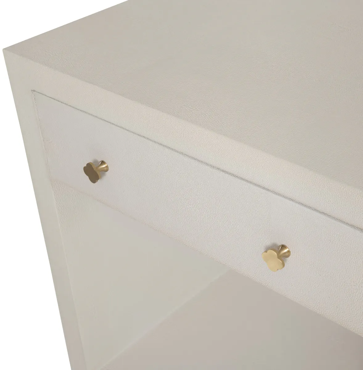 Ambella Home 09257-230-007 Bethany Shagreen Nightstand Linen Ambella Home 09257-230-007 Bethany Shagreen Nightstand Linen