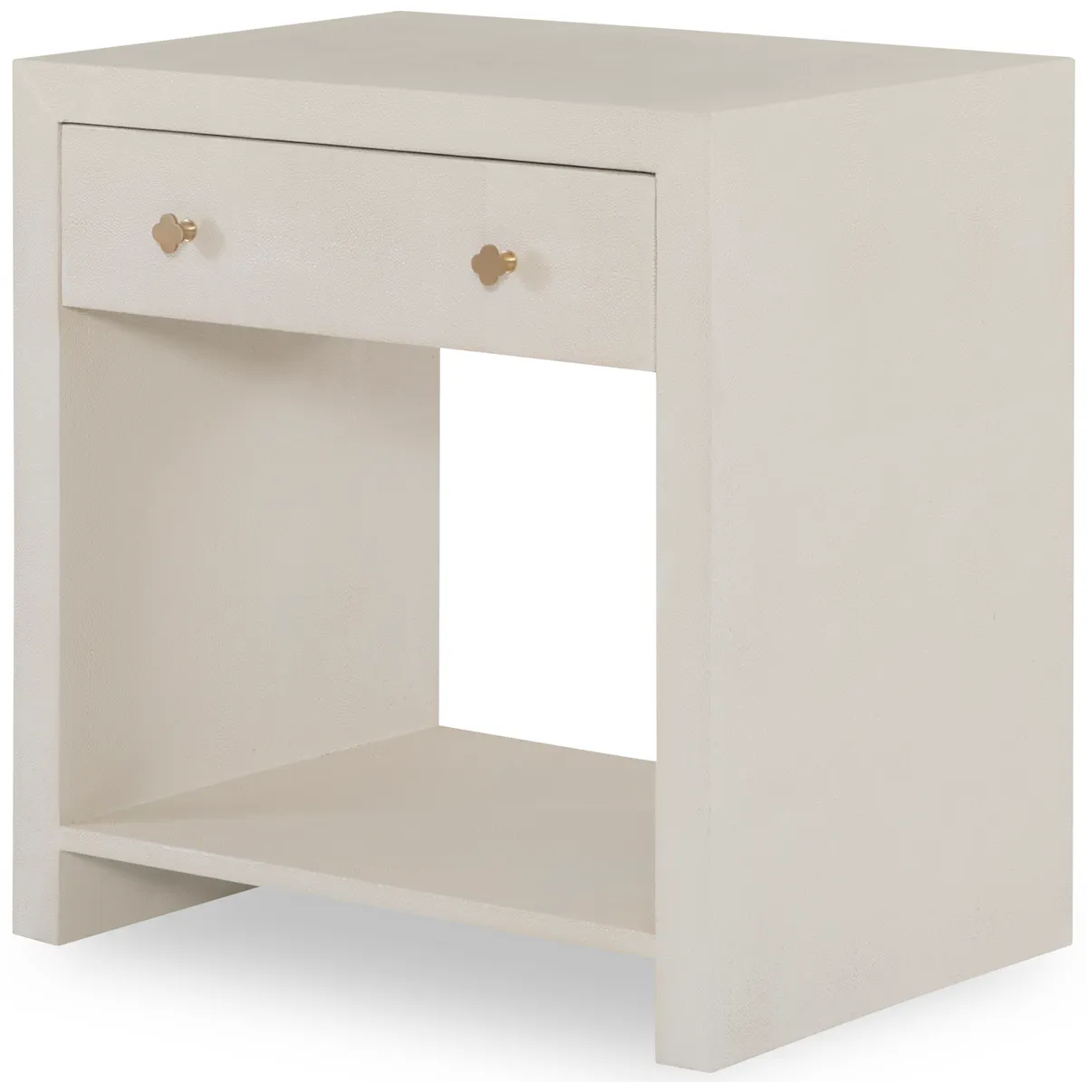 Ambella Home 09257-230-007 Bethany Shagreen Nightstand Linen Ambella Home 09257-230-007 Bethany Shagreen Nightstand Linen