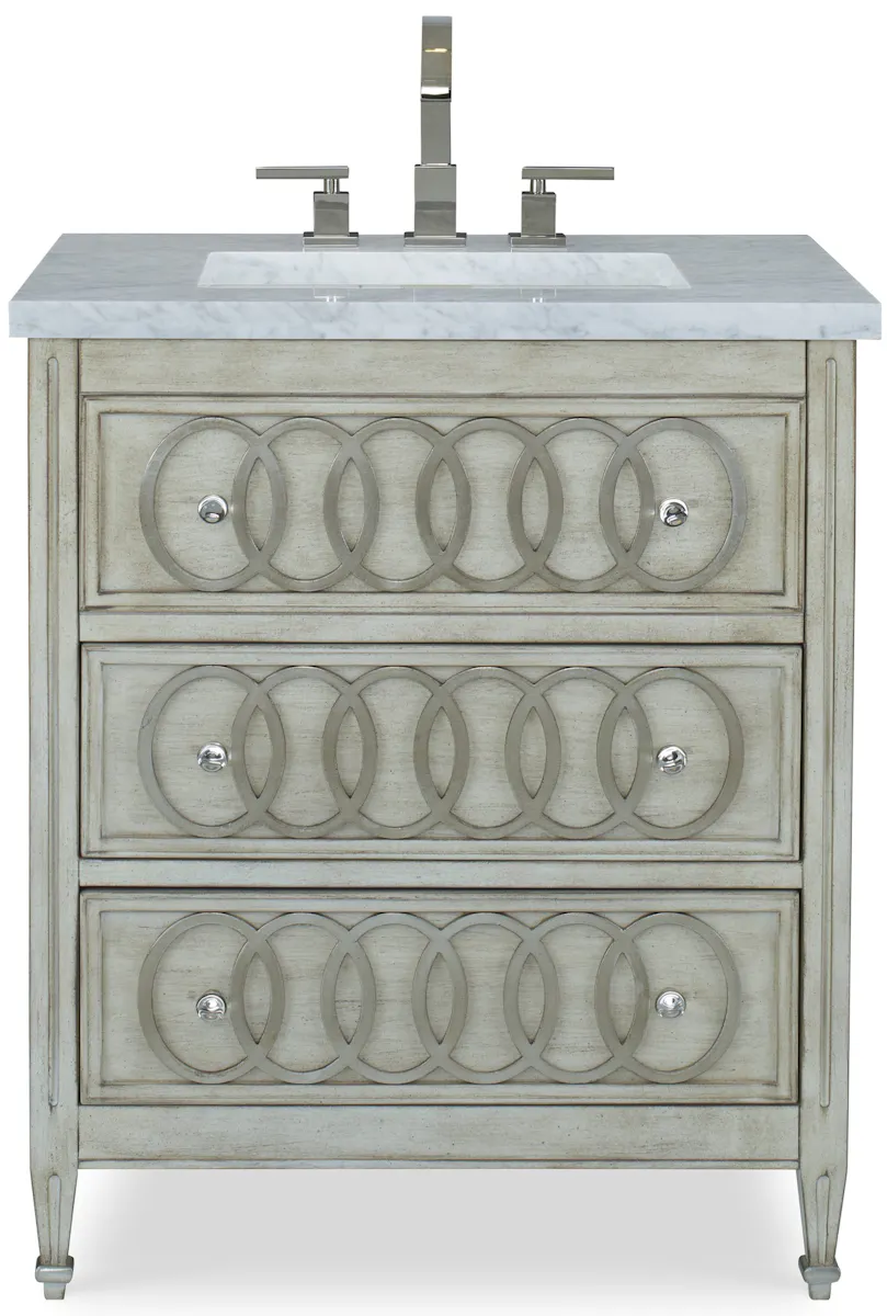 Ambella Home 09291-110-110 Pirouette Petite Sink Chest Ambella Home 09291-110-110 Pirouette Petite Sink Chest