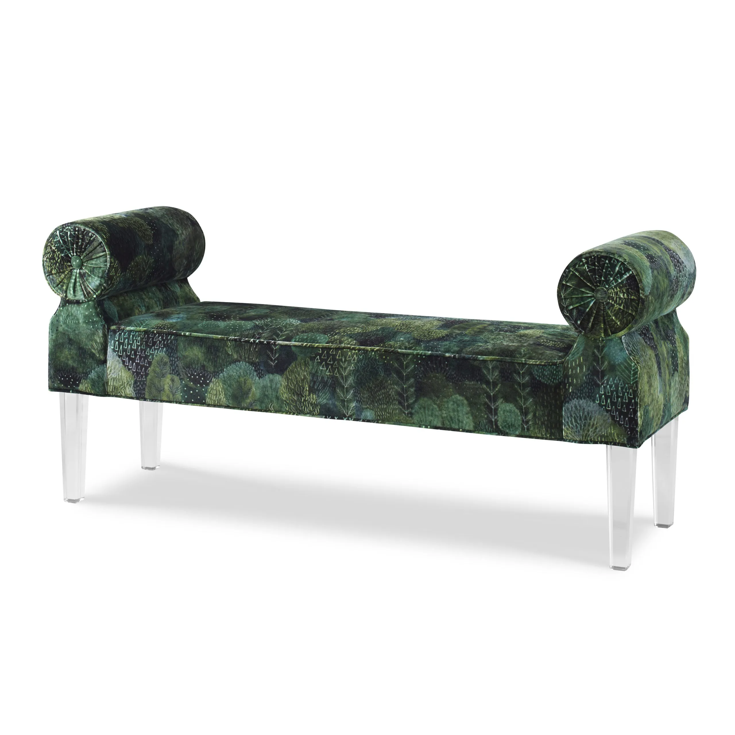 Ambella Home 103-00 Ava Bench Acrylic Leg