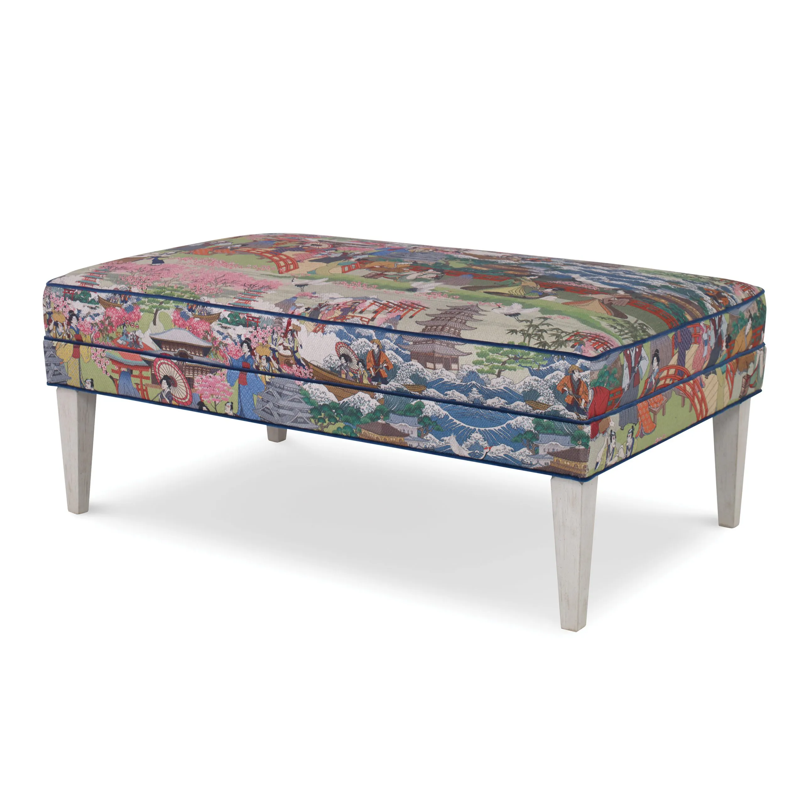 Ambella Home 113-00 Aperitif Bench Wood Legs