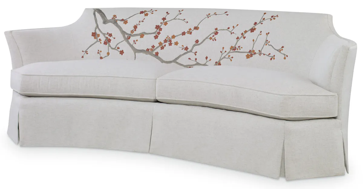 Ambella Home 1201-02 Cee Zee Sofa Skirted Ambella Home 1201-02 Cee Zee Sofa Skirted