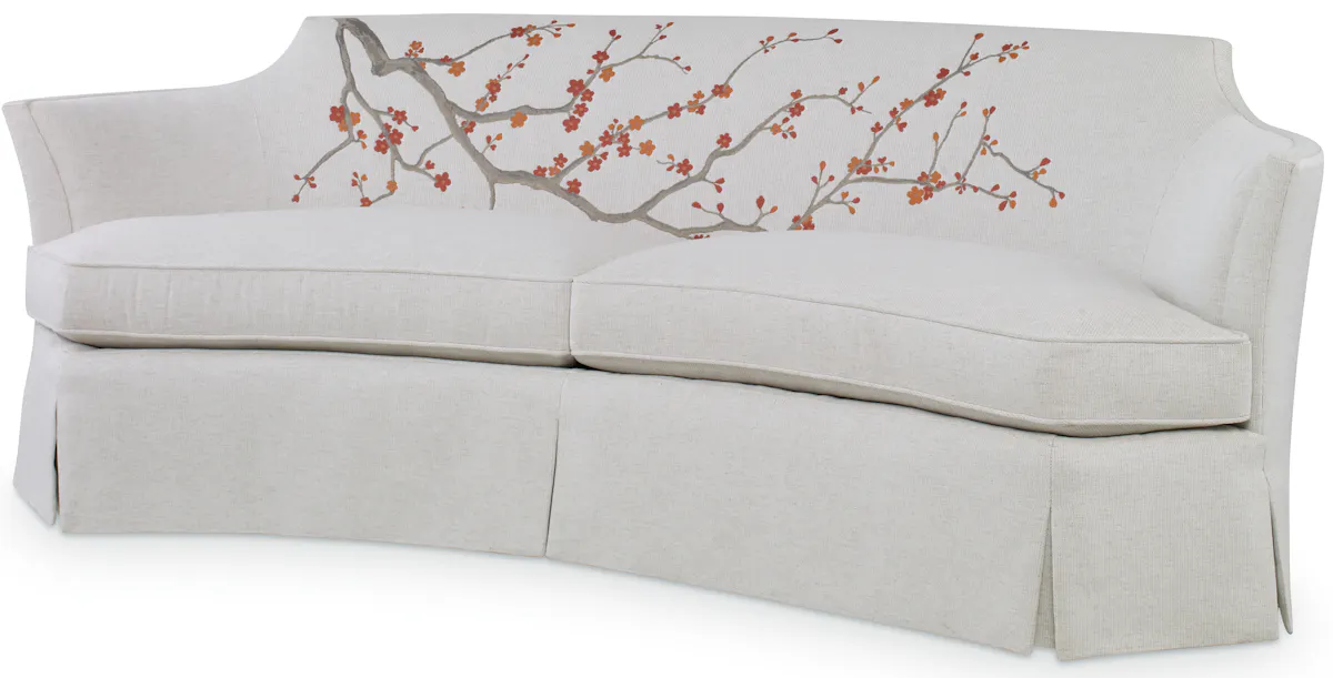 Ambella Home 1201-02 Cee Zee Sofa Skirted Ambella Home 1201-02 Cee Zee Sofa Skirted