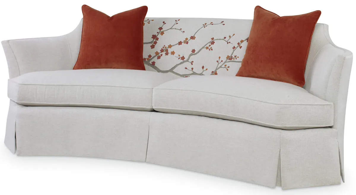 Ambella Home 1201-02 Cee Zee Sofa Skirted Ambella Home 1201-02 Cee Zee Sofa Skirted