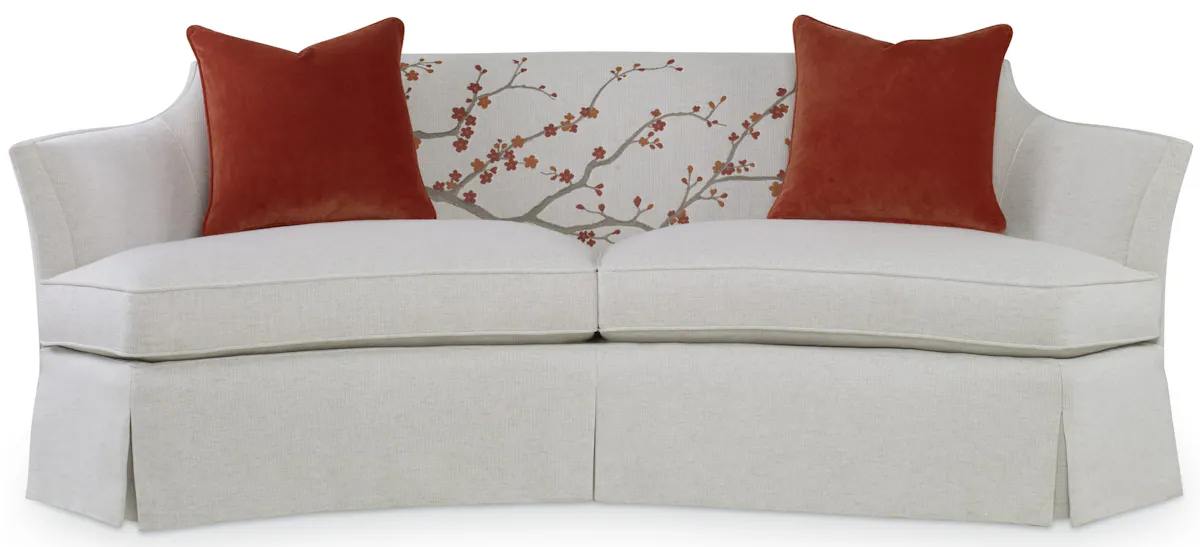 Ambella Home 1201-02 Cee Zee Sofa Skirted Ambella Home 1201-02 Cee Zee Sofa Skirted