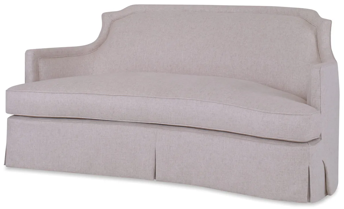 Ambella Home 1245-01 Olivia Loveseat Skirted Ambella Home 1245-01 Olivia Loveseat Skirted