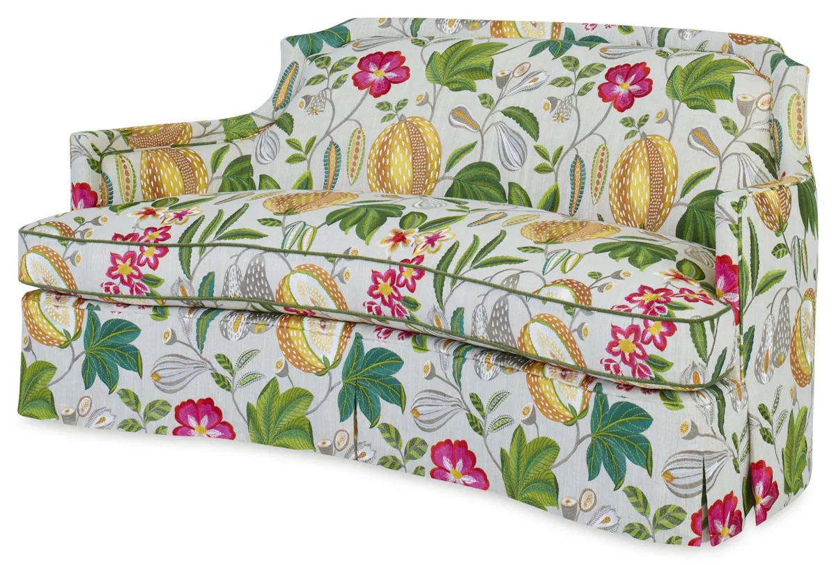 Ambella Home 1245-01 Olivia Loveseat Skirted Ambella Home 1245-01 Olivia Loveseat Skirted