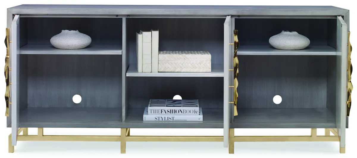 Ambella Home 12572-630-010 Origami Multi-Use Cabinet Ash Grey/Lin Ambella Home 12572-630-010 Origami Multi-Use Cabinet Ash Grey/Lin