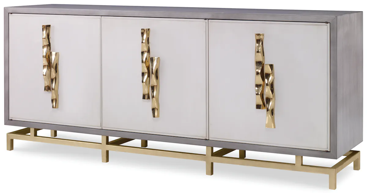Ambella Home 12572-630-010 Origami Multi-Use Cabinet Ash Grey/Lin Ambella Home 12572-630-010 Origami Multi-Use Cabinet Ash Grey/Lin