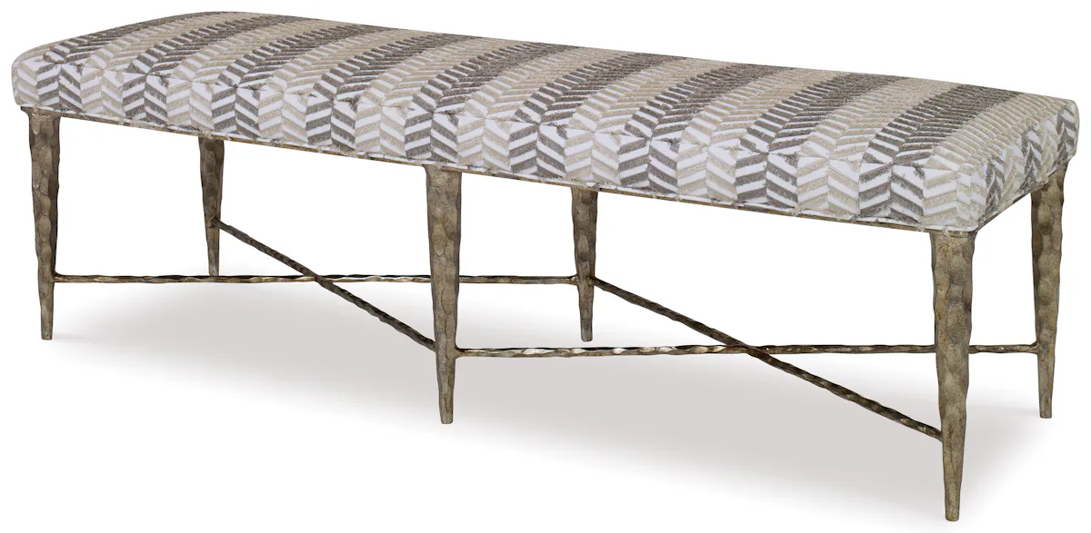 Ambella Home 132-00 Chiseled Bench Ambella Home 132-00 Chiseled Bench