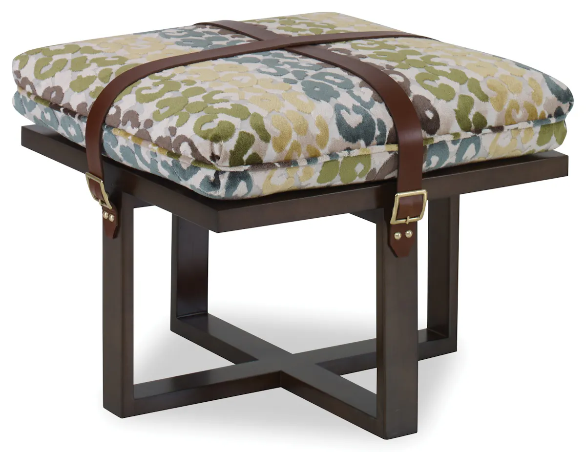 Ambella Home 140-00 Buckled Ottoman Ambella Home 140-00 Buckled Ottoman