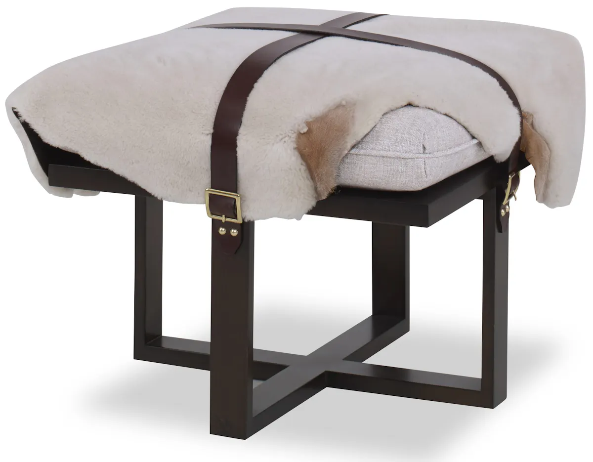 Ambella Home 140-00 Buckled Ottoman Ambella Home 140-00 Buckled Ottoman
