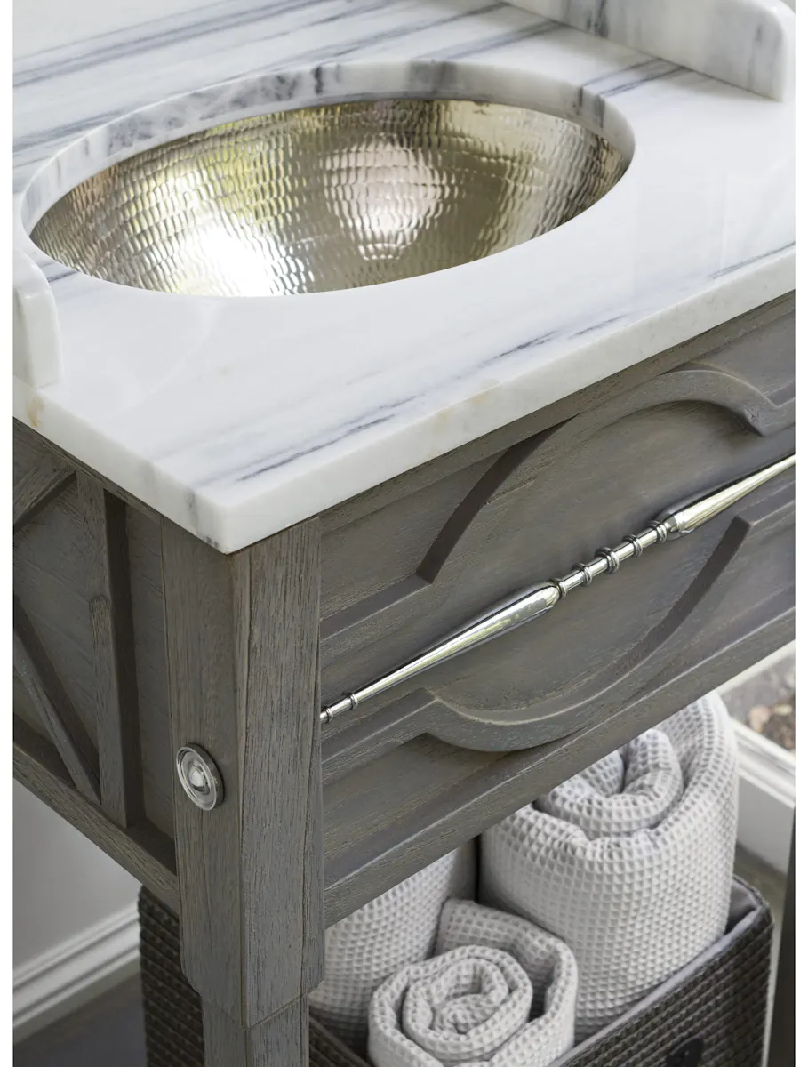 Ambella Home 17553-110-111 Spindle Sink Chest (Mini) Weathered Gr Ambella Home 17553-110-111 Spindle Sink Chest (Mini) Weathered Gr