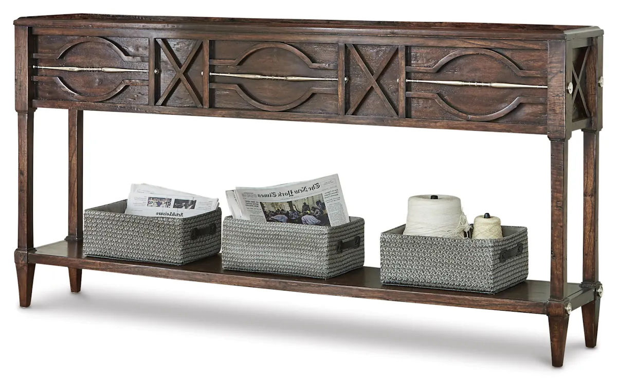 Ambella Home 17554-850-001 Spindle Console Walnut Ambella Home 17554-850-001 Spindle Console Walnut