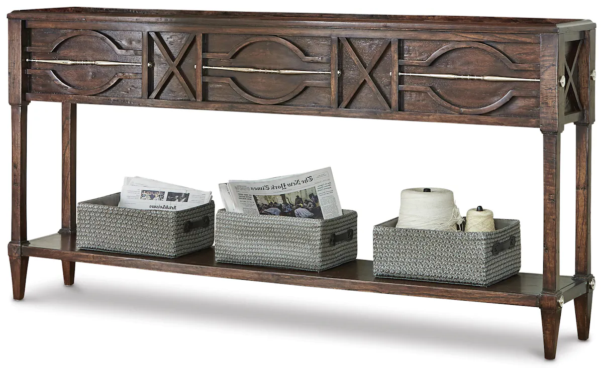 Ambella Home 17554-850-001 Spindle Console Walnut Ambella Home 17554-850-001 Spindle Console Walnut
