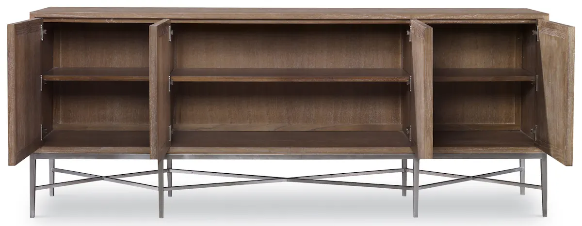 Ambella Home 17574-820-001 Tiered 4 Door Multi-Use Cabinet Ambella Home 17574-820-001 Tiered 4 Door Multi-Use Cabinet