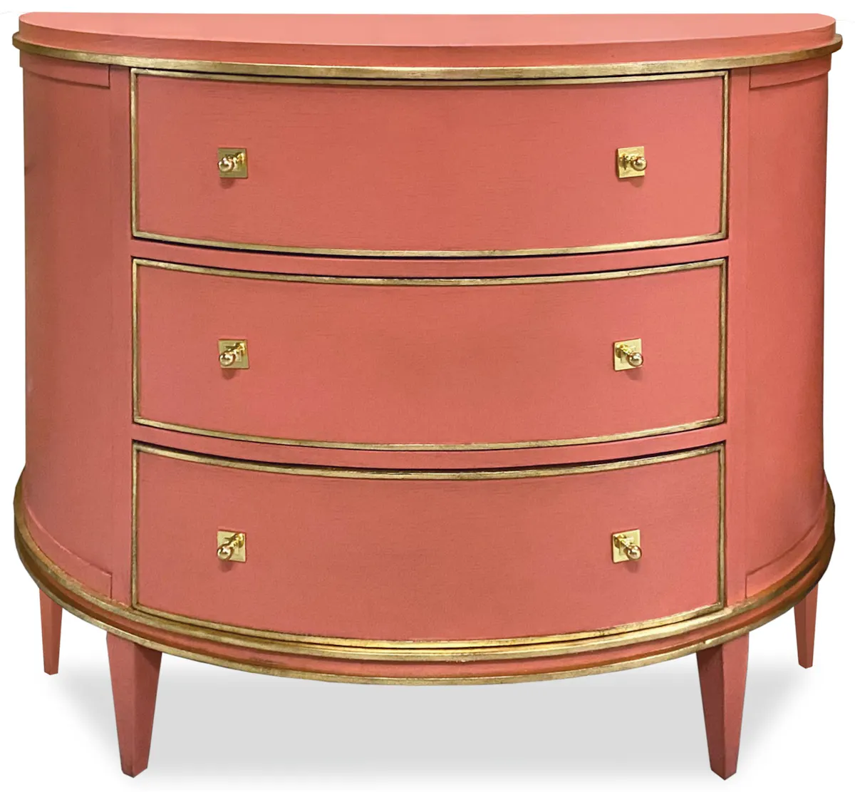 Ambella Home 17581-830-027 Orion Demilune Chest Coral Ambella Home 17581-830-027 Orion Demilune Chest Coral