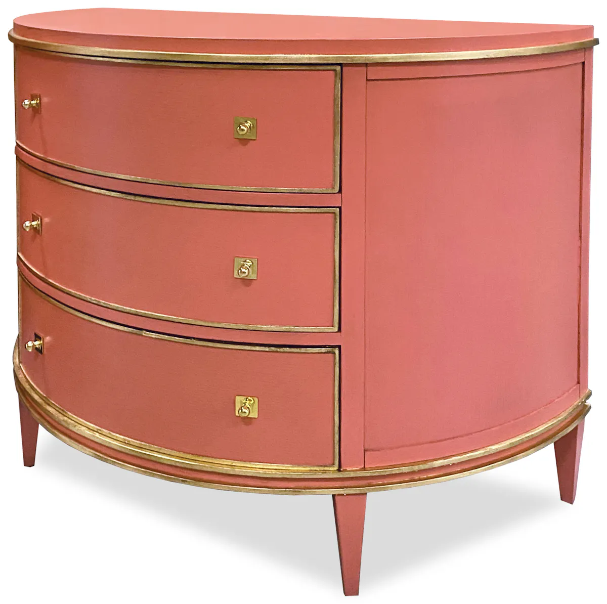 Ambella Home 17581-830-027 Orion Demilune Chest Coral Ambella Home 17581-830-027 Orion Demilune Chest Coral