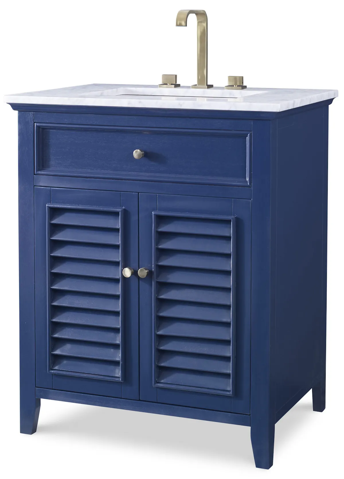 Ambella Home 17590-110-221 Louvered Medium Sink Chest Cadet Blue Ambella Home 17590-110-221 Louvered Medium Sink Chest Cadet Blue