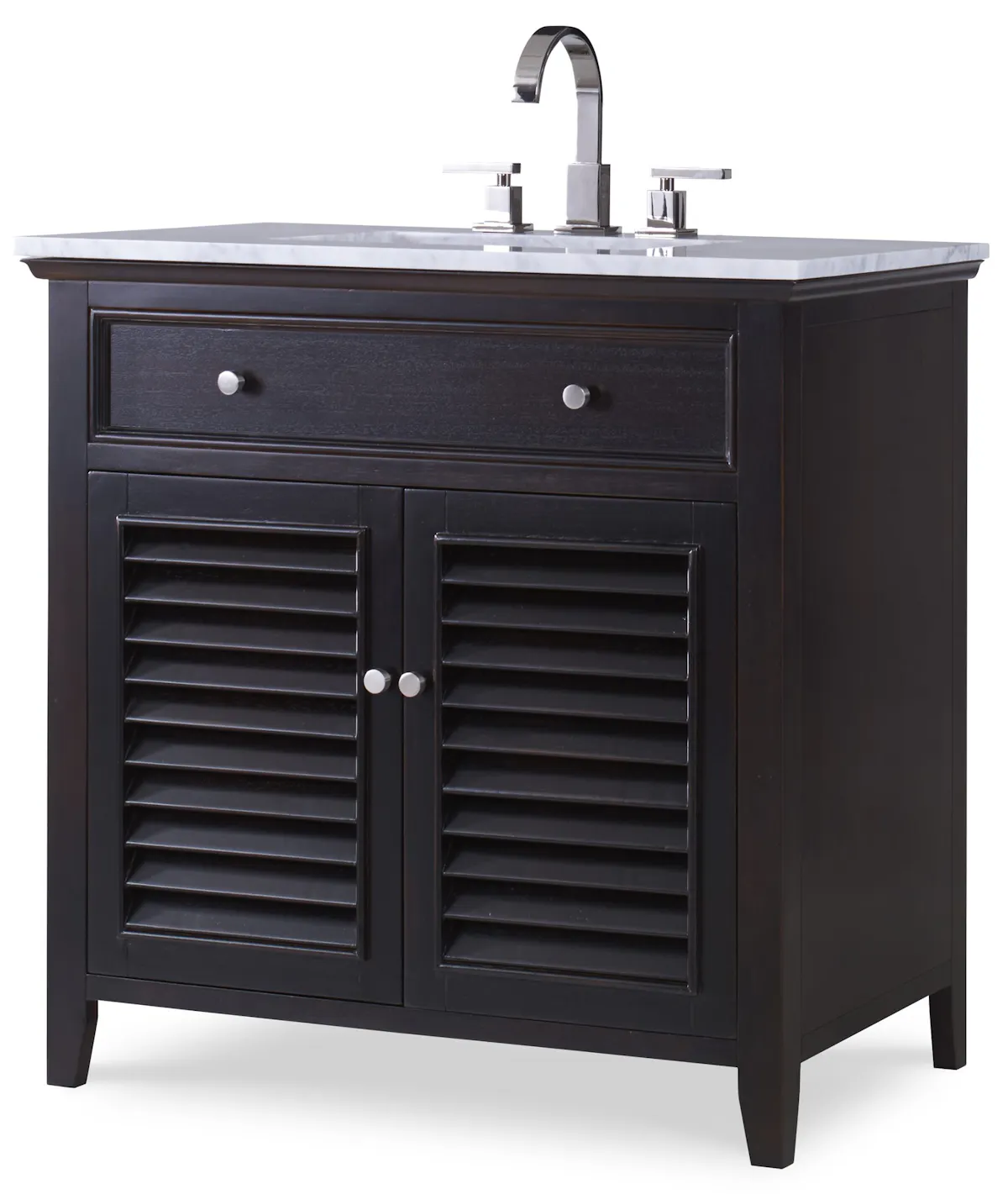 Ambella Home 17590-110-326 Louvered Sink Chest Rubbed Raven Ambella Home 17590-110-326 Louvered Sink Chest Rubbed Raven