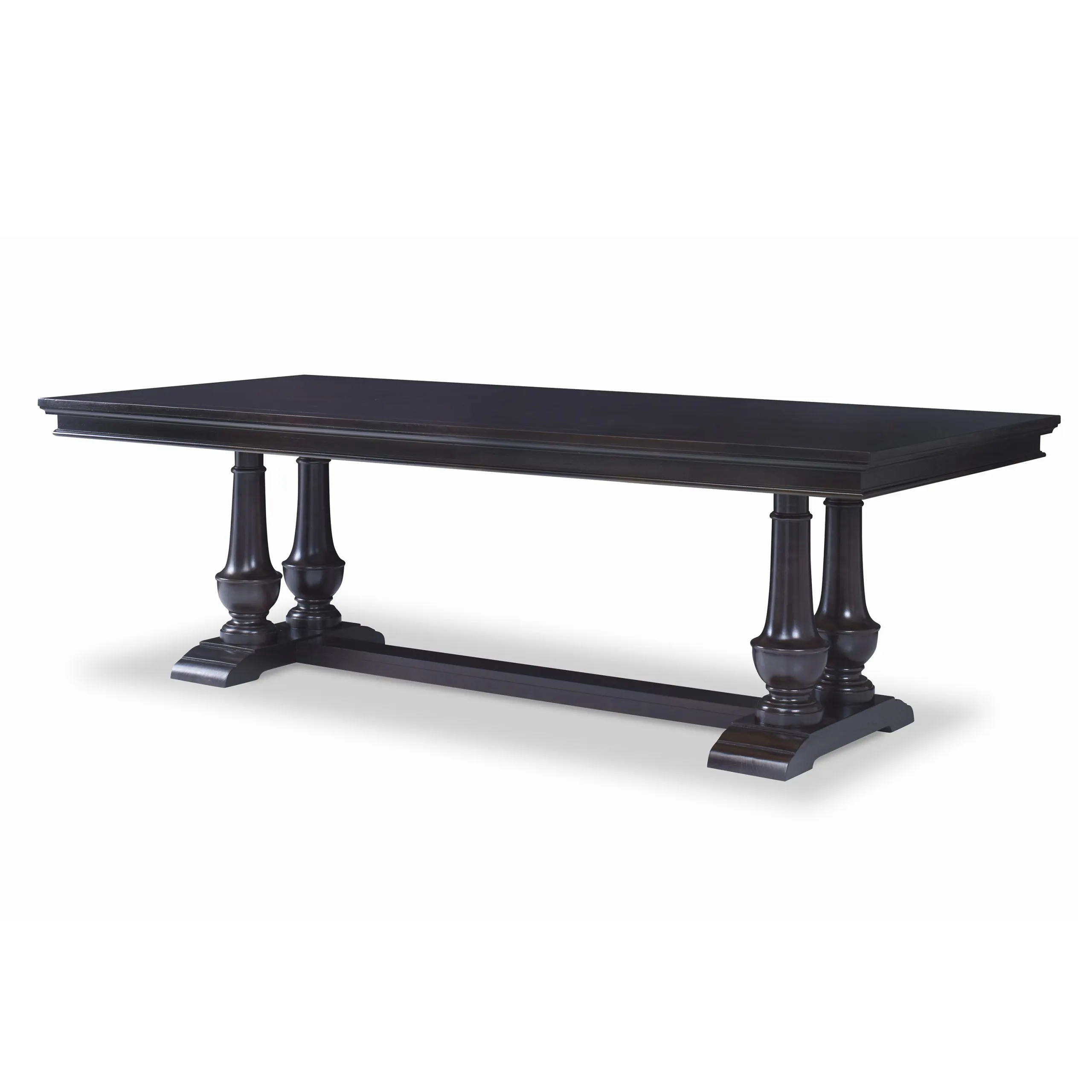 Ambella Home 17594-600-296 Harvest Dining Table (96″) Rubbed Raven