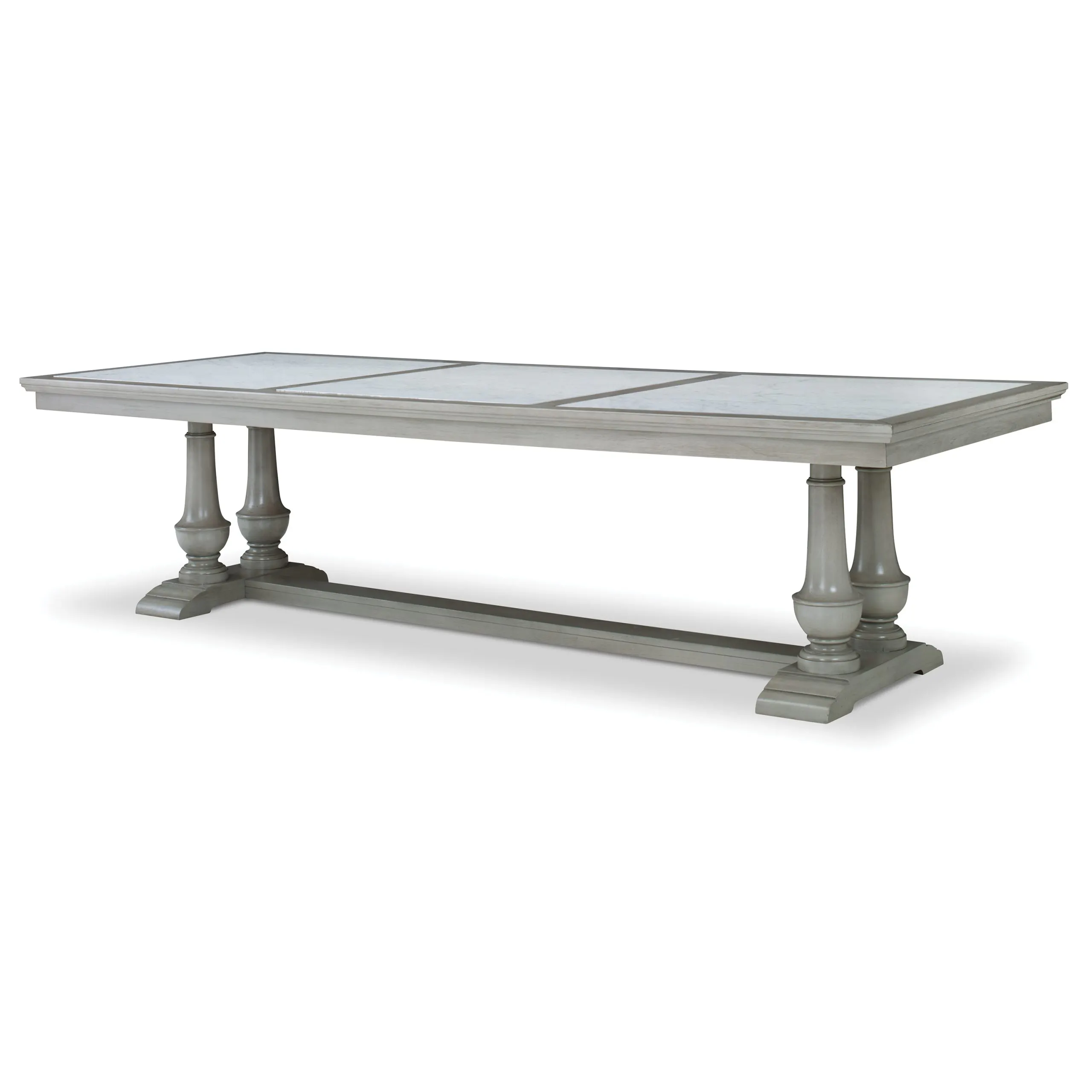 Ambella Home 17594-600-396 Harvest Dining Table (96″ )Ash Grey