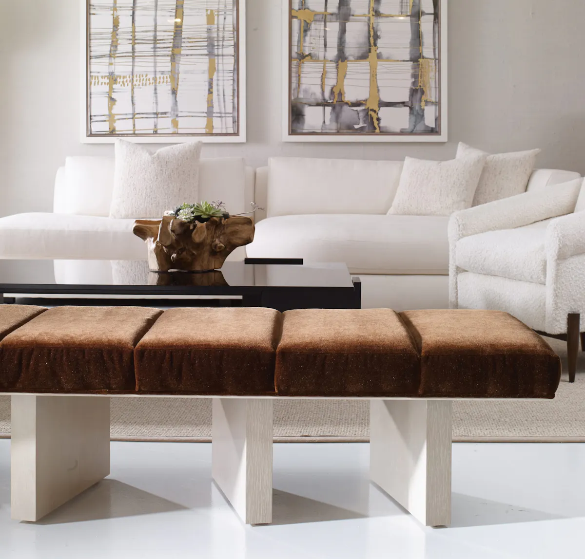 Ambella Home 184-00 Oblique Bench Ambella Home 184-00 Oblique Bench