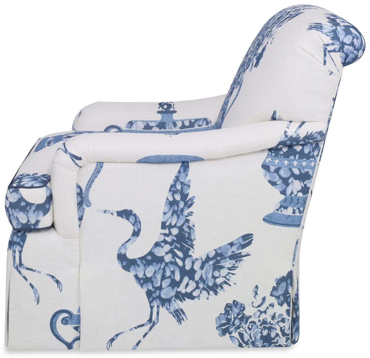 Ambella Home 230-00 Bristol Chair Skirted Ambella Home 230-00 Bristol Chair Skirted