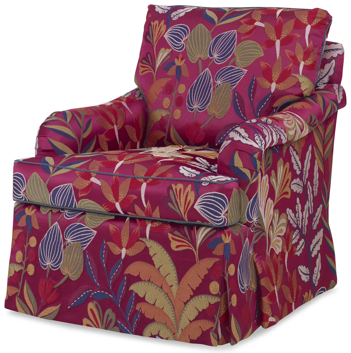 Ambella Home 235-00 Everton Lounge Chair Skirted Ambella Home 235-00 Everton Lounge Chair Skirted