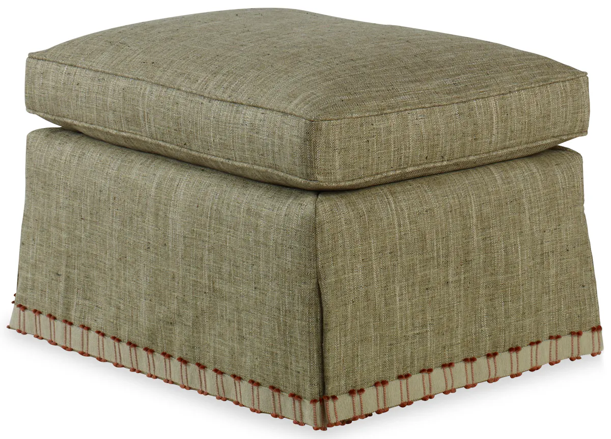 Ambella Home 235-50 Everton Ottoman Skirted Ambella Home 235-50 Everton Ottoman Skirted