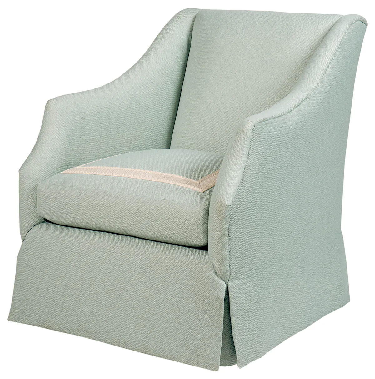 Ambella Home 240-00 Claudette Chair Skirted Ambella Home 240-00 Claudette Chair Skirted