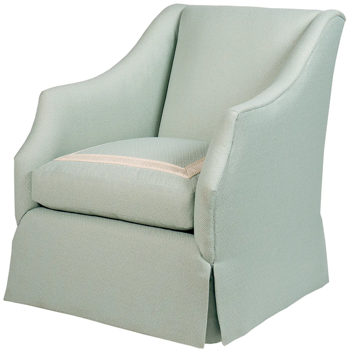 Ambella Home 240-00 Claudette Chair Skirted Ambella Home 240-00 Claudette Chair Skirted