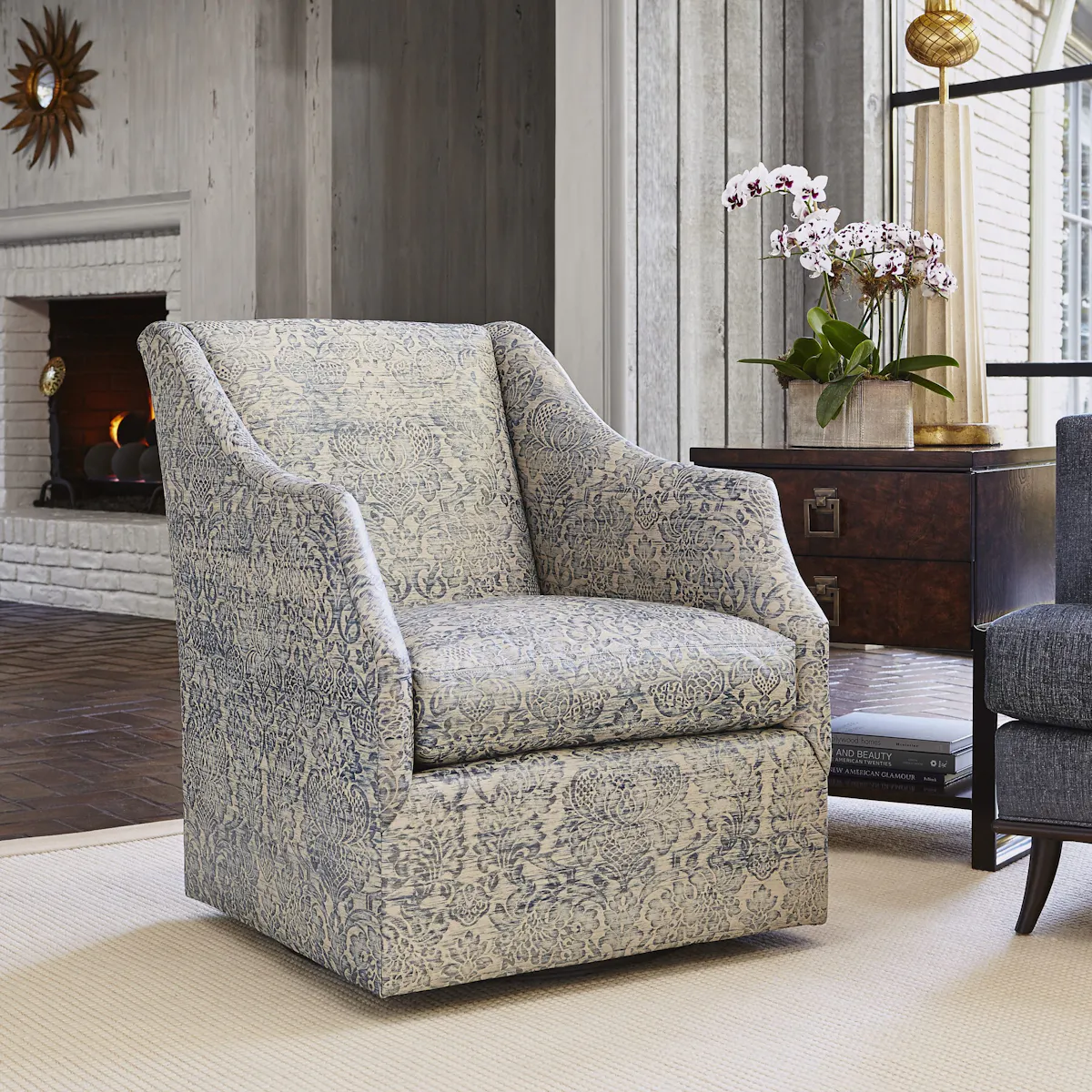Ambella Home 241-00 Claudette Swivel Chair Ambella Home 241-00 Claudette Swivel Chair