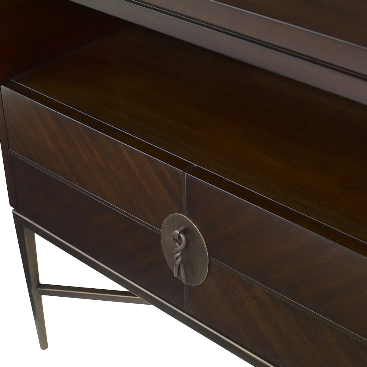 Ambella Home 24110-230-002 Longwood Nightstand Walnut Ambella Home 24110-230-002 Longwood Nightstand Walnut