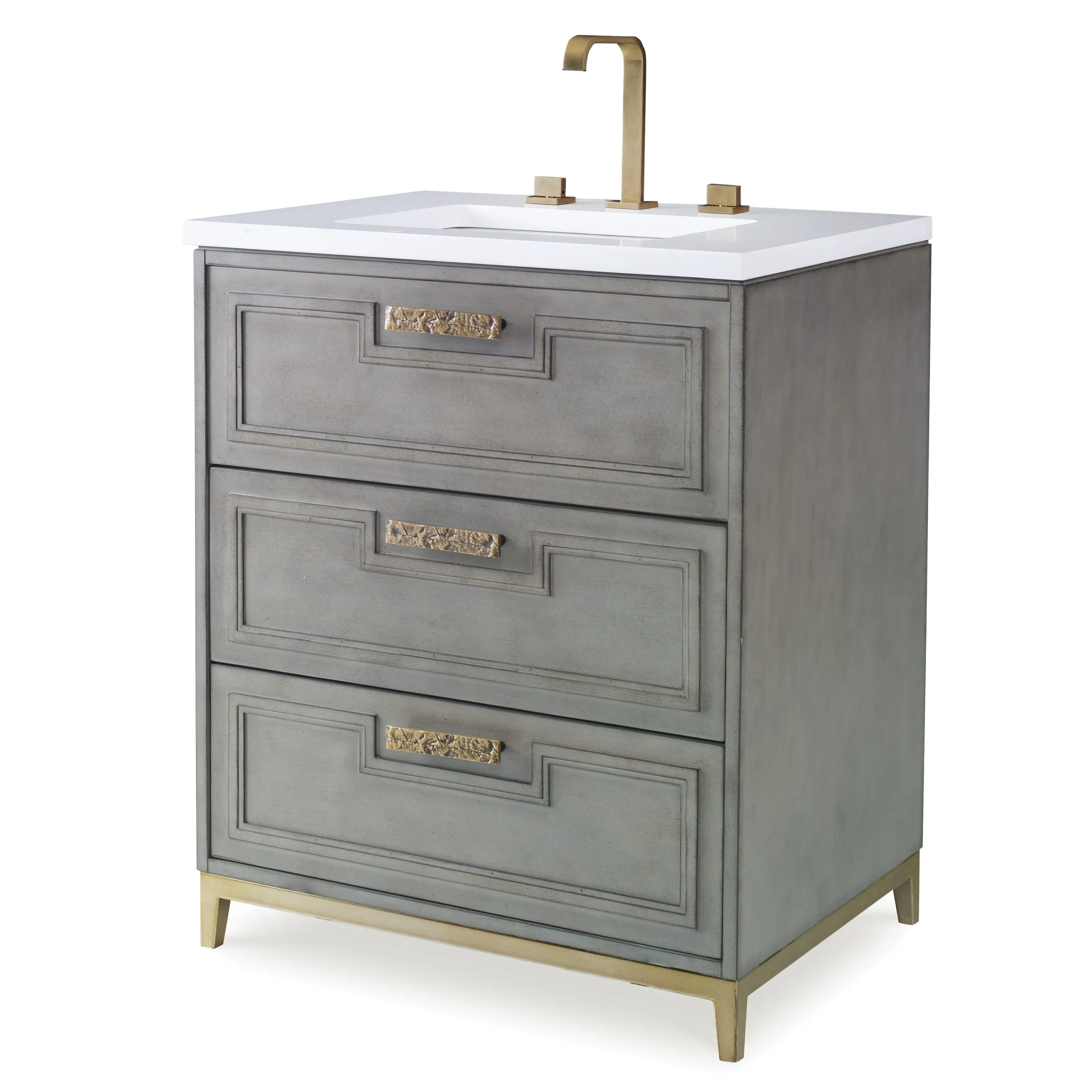 Ambella Home 24130-110-130 Bellissimi Petite Sink Chest Shadow Gr