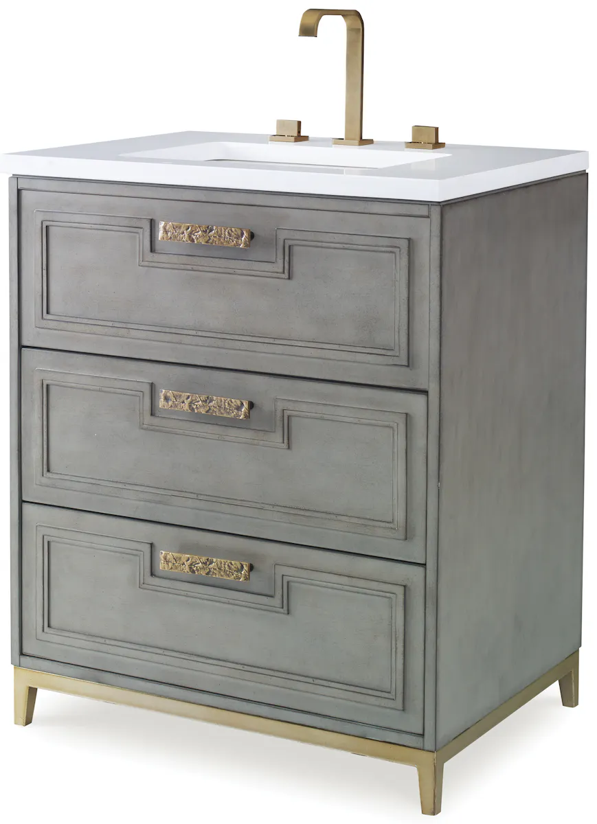 Ambella Home 24130-110-130 Bellissimi Petite Sink Chest Shadow Gr Ambella Home 24130-110-130 Bellissimi Petite Sink Chest Shadow Gr