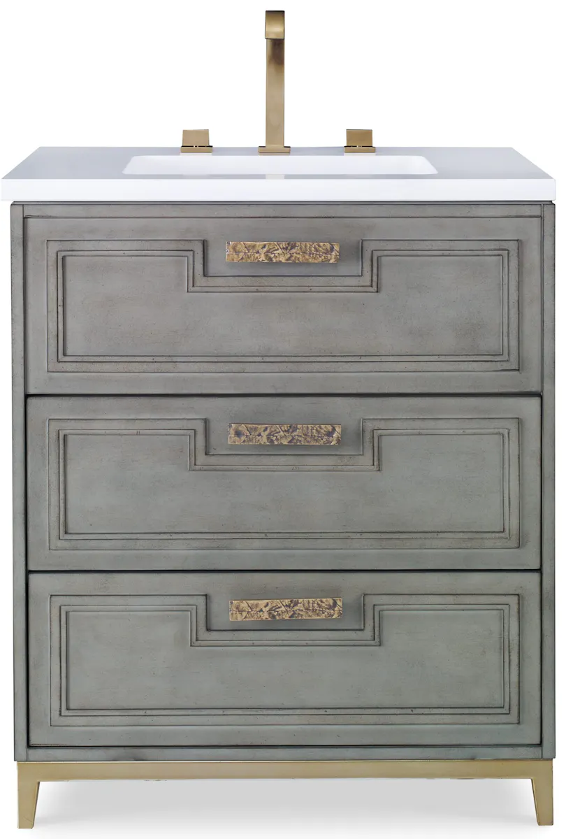 Ambella Home 24130-110-130 Bellissimi Petite Sink Chest Shadow Gr Ambella Home 24130-110-130 Bellissimi Petite Sink Chest Shadow Gr
